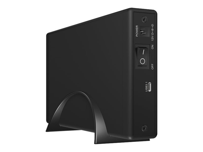 ICY BOX IB-377-C31 HDD / SSD-Gehäuse Schwarz 3.5"