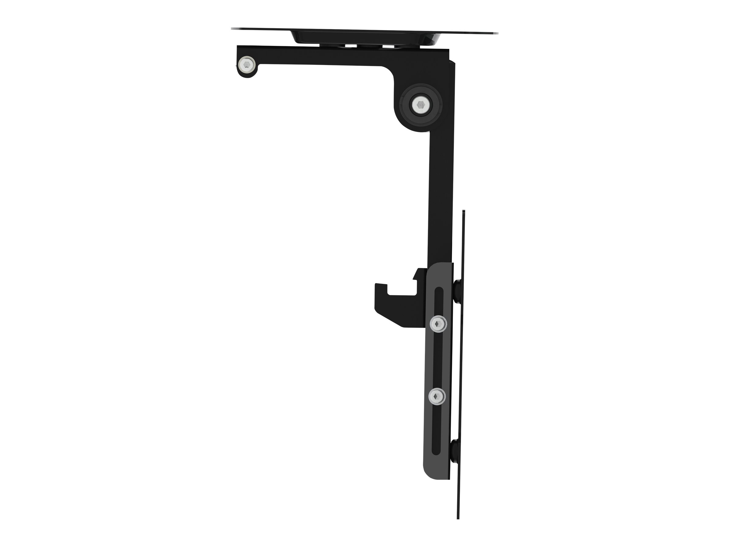 Techly Befestigungskit (Deckenhalterung) - für LCD TV - Stahl - Schwarz - Bildschirmgröße: 43.2-94 cm (17"-37")