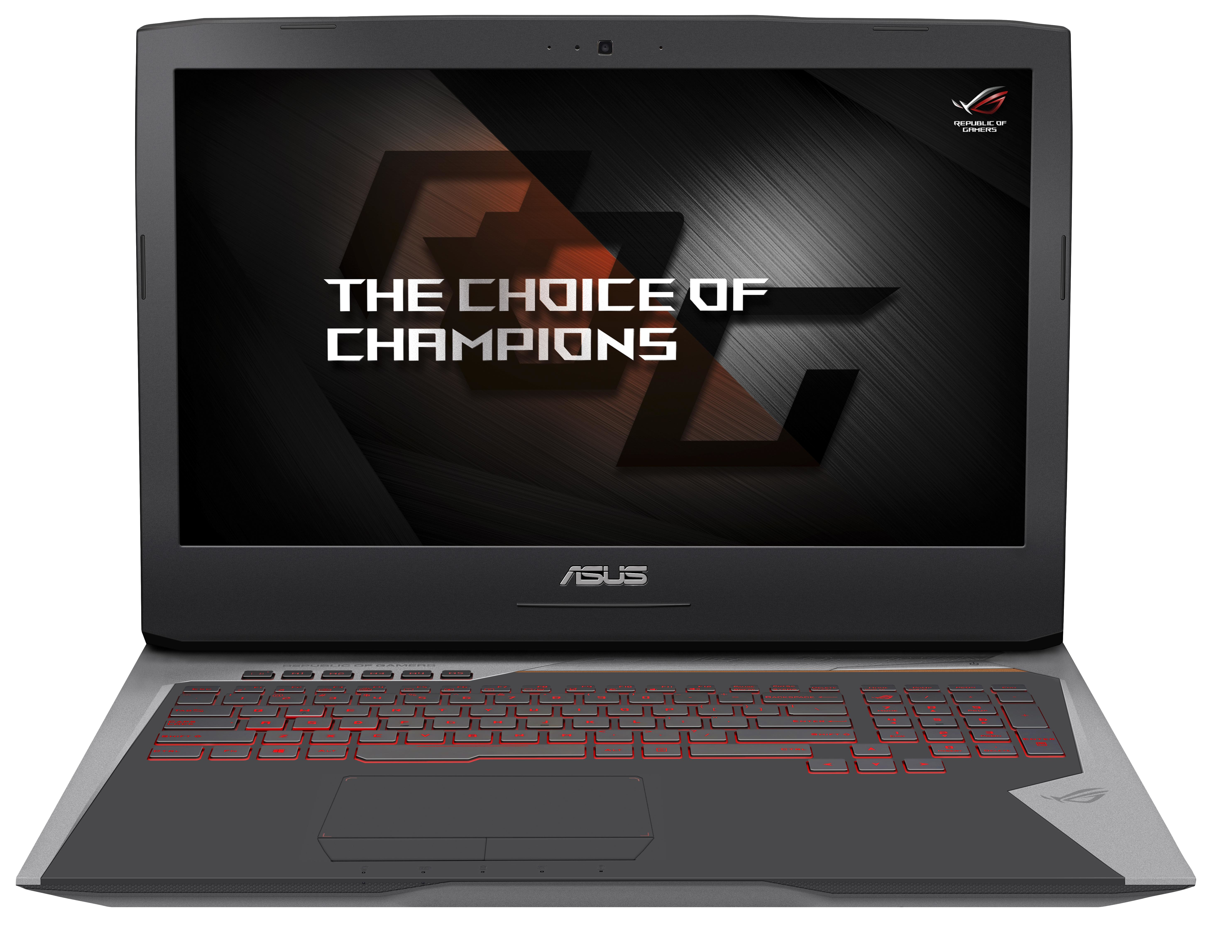 ASUS ROG G752VY-GC144D Intel® Core™ i7 i7-6700HQ Laptop 43,9 cm (17.3") Full HD 8 GB DDR4-SDRAM 1 TB HDD NVIDIA® GeForce® GTX 980M Wi-Fi 5 (802.11ac) FreeDOS Schwarz, Gold, Grau ASUS ROG G752VY-GC144D Intel® Core™ i7 i7-6700HQ Laptop 43,9 cm (17.3") Full HD 8 GB DDR4-SDRAM 1 TB HDD NVIDIA® GeForce® GTX 980M Wi-Fi 5 (802.11ac) FreeDOS Schwarz, Gold, Grau