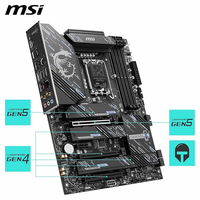 MSI Z890 GAMING PLUS WIFI Motherboard Intel Z890 LGA 1851 (Socket V1) ATX MSI Z890 GAMING PLUS WIFI Motherboard Intel Z890 LGA 1851 (Socket V1) ATX