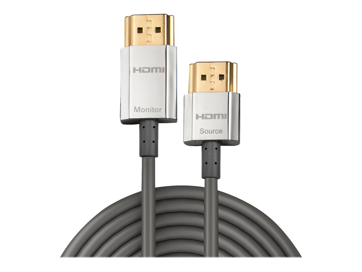 Lindy 41676 HDMI-Kabel 4,5 m HDMI Typ A (Standard) Schwarz, Gold, Silber