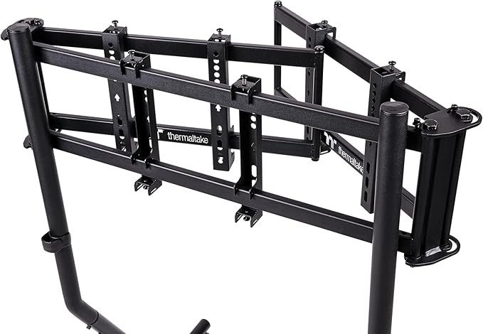 Thermaltake GEA-RMS-TMSBLK-01 Flachbildschirm-Tischhalterung 139,7 cm (55") Flur Schwarz