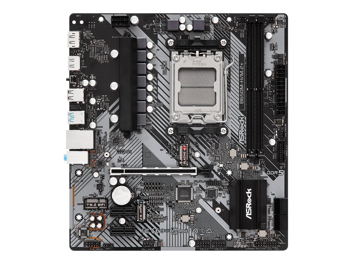 Asrock B650M-H/M.2+ AMD B650 Sockel AM5 micro ATX