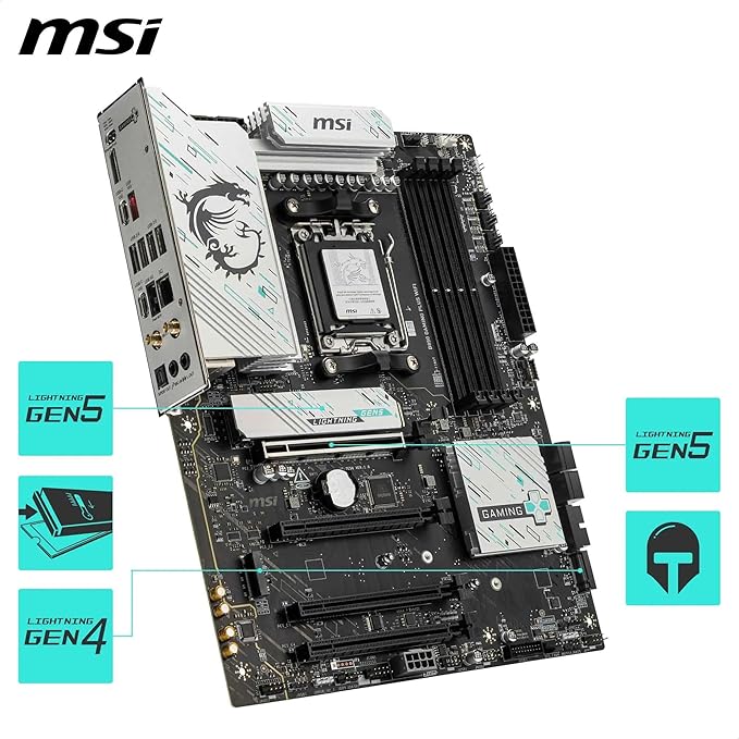 MSI B850 GAMING PLUS WIFI - Mainboard - ATX MSI B850 GAMING PLUS WIFI - Mainboard - ATX