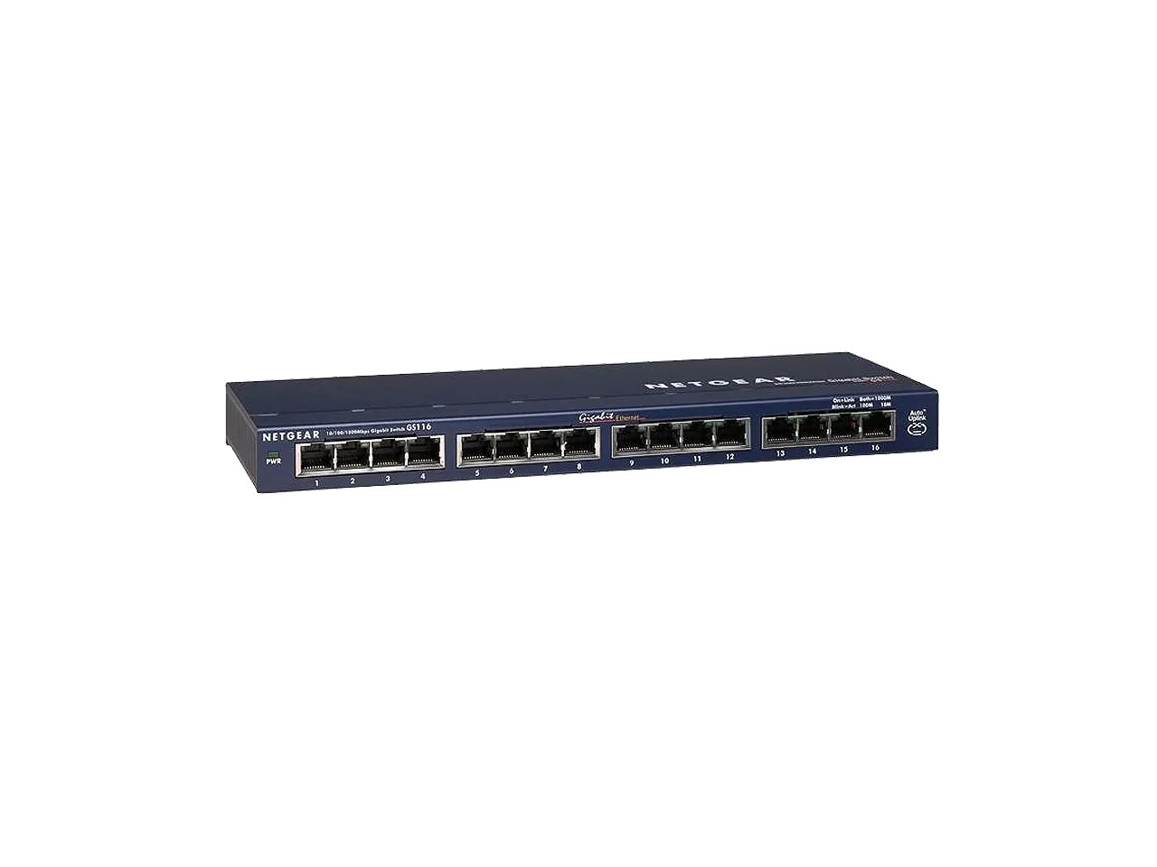 NETGEAR GS116GE GIGABIT SWITCH