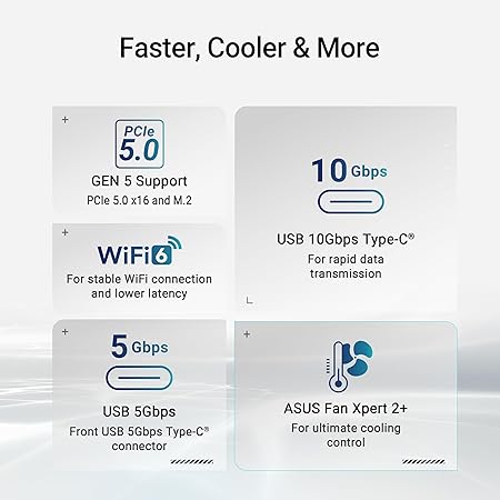 ASUS B850M MAX GAMING WIFI AMD B850 Sockel AM5 micro ATX