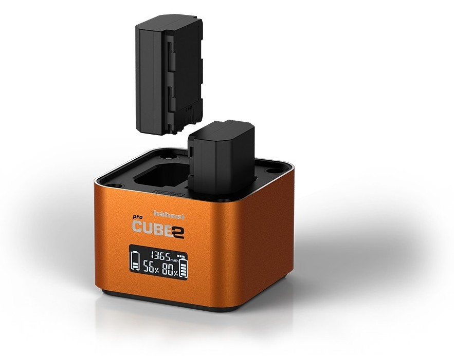 Hahnel ProCube2 Sony Akkuladegerät Batterie für Action-Sportkamera AC, Zigarettenanzünder