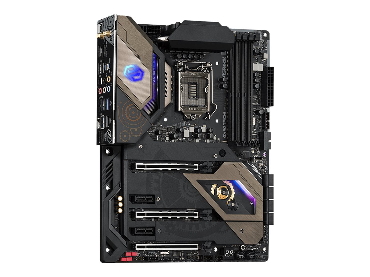 ASRock Z490 Taichi - Motherboard - ATX - LGA1200-Sockel - Z490 Chipsatz - USB-C Gen2, USB 3.2 Gen 1, USB 3.2 Gen 2, USB-C Gen 2x2 - Gigabit LAN, 2.5 Gigabit LAN, Wi-Fi, Bluetooth - Onboard-Grafik (CPU erforderlich)