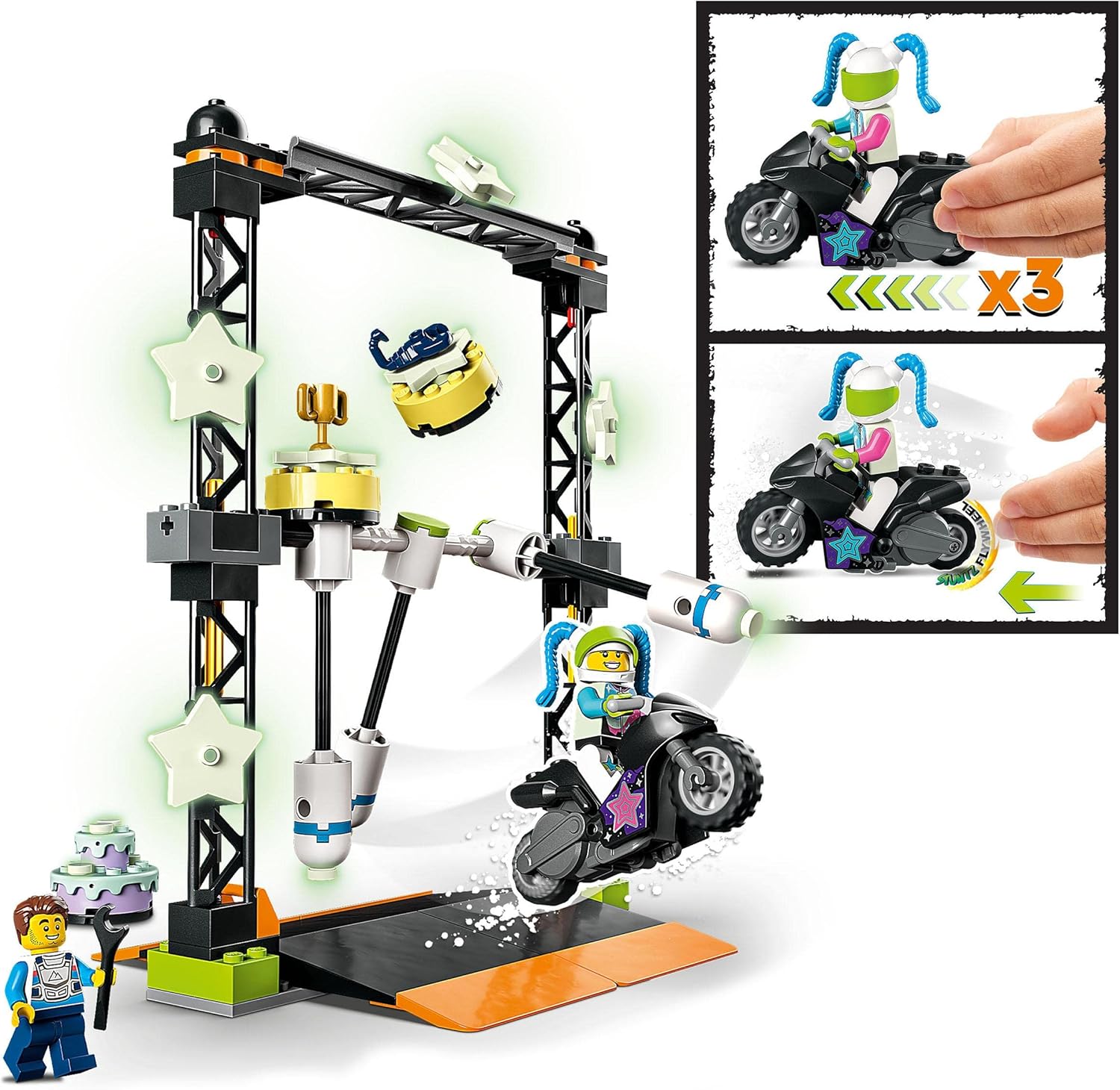 LEGO City Umstoß-Stuntchallenge 60341 LEGO City Umstoß-Stuntchallenge 60341