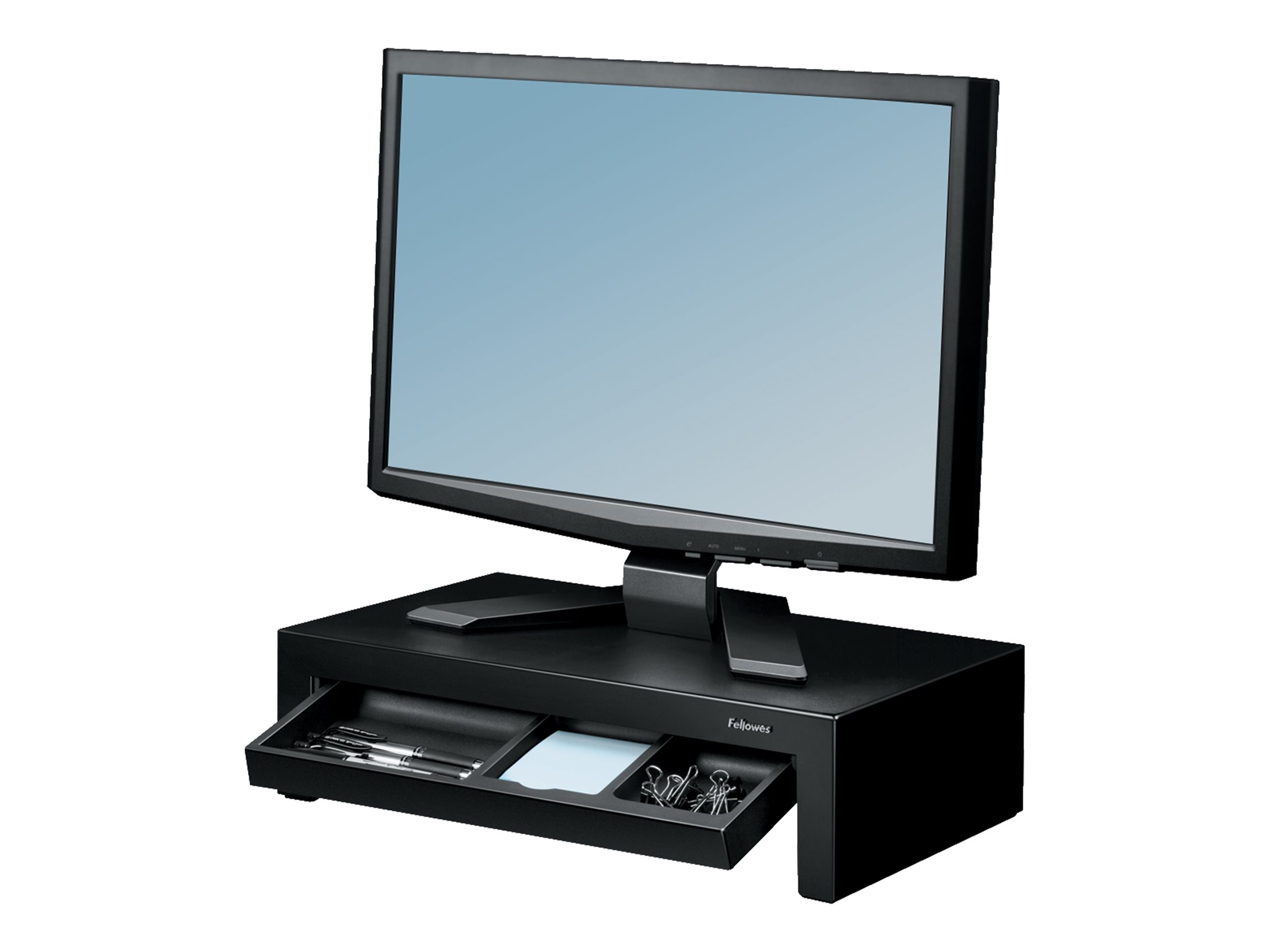 Fellowes Designer Suites 53,3 cm (21") Tisch/Bank Schwarz, Perleffekt Fellowes Designer Suites 53,3 cm (21") Tisch/Bank Schwarz, Perleffekt