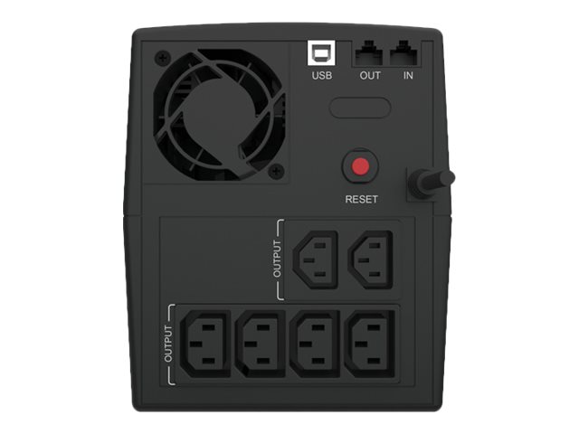 Conceptronic ZEUS03E Unterbrechungsfreie Stromversorgung (USV) Line-Interaktiv 1,2 kVA 720 W 6 AC-Ausgänge