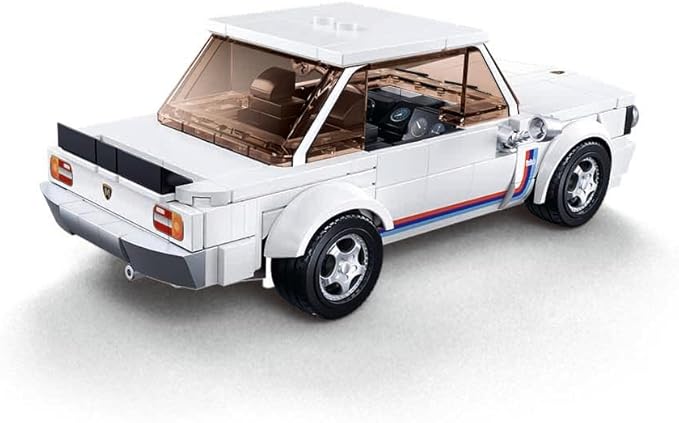 Sluban M38-B1126 - Model Bricks - Auto klassisch weiß