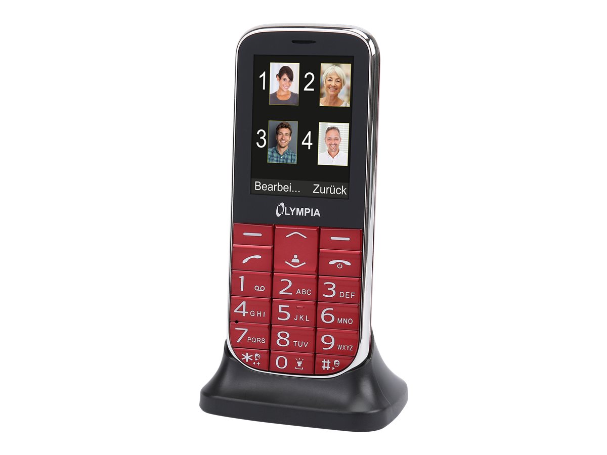 Olympia Mobiltelefon Joy II rot            extragroße Tasten