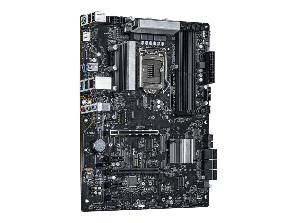 ASRock Z590 Phantom Gaming 4 - Motherboard - ATX - LGA1200-Sockel - Z590 Chipsatz - USB-C Gen2, USB 3.2 Gen 1, USB 3.2 Gen 2, USB-C Gen 2x2 - Gigabit LAN - Onboard-Grafik (CPU erforderlich)