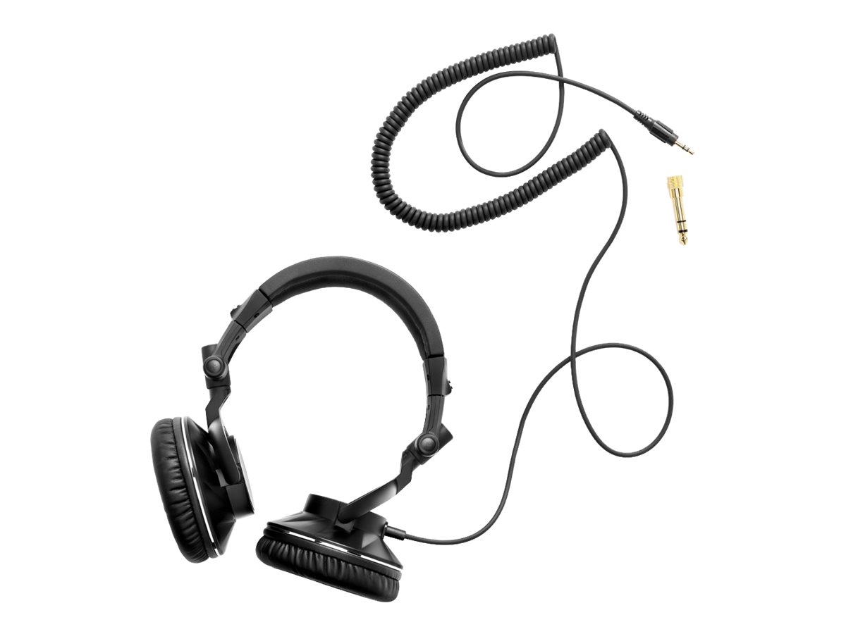 Hercules HDP DJ60 Kopfhörer Kabelgebunden Kopfband Musik Schwarz