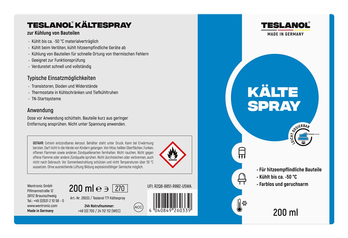 Kältespray