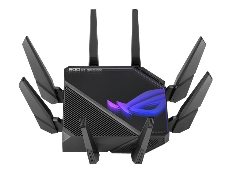 ASUS ROG Rapture GT-AXE16000 WLAN-Router 10 Gigabit Ethernet Tri-Band (2,4 GHz/5 GHz/6 GHz) Schwarz