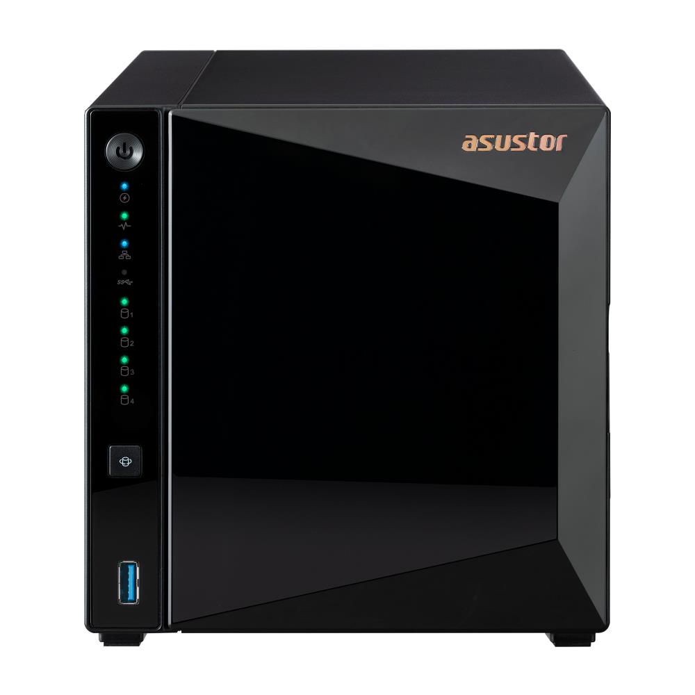 Asustor DRIVESTOR 4 Pro Gen2 AS3304T V2 NAS Realtek RTD1619B 2 GB DDR4 ADM Schwarz