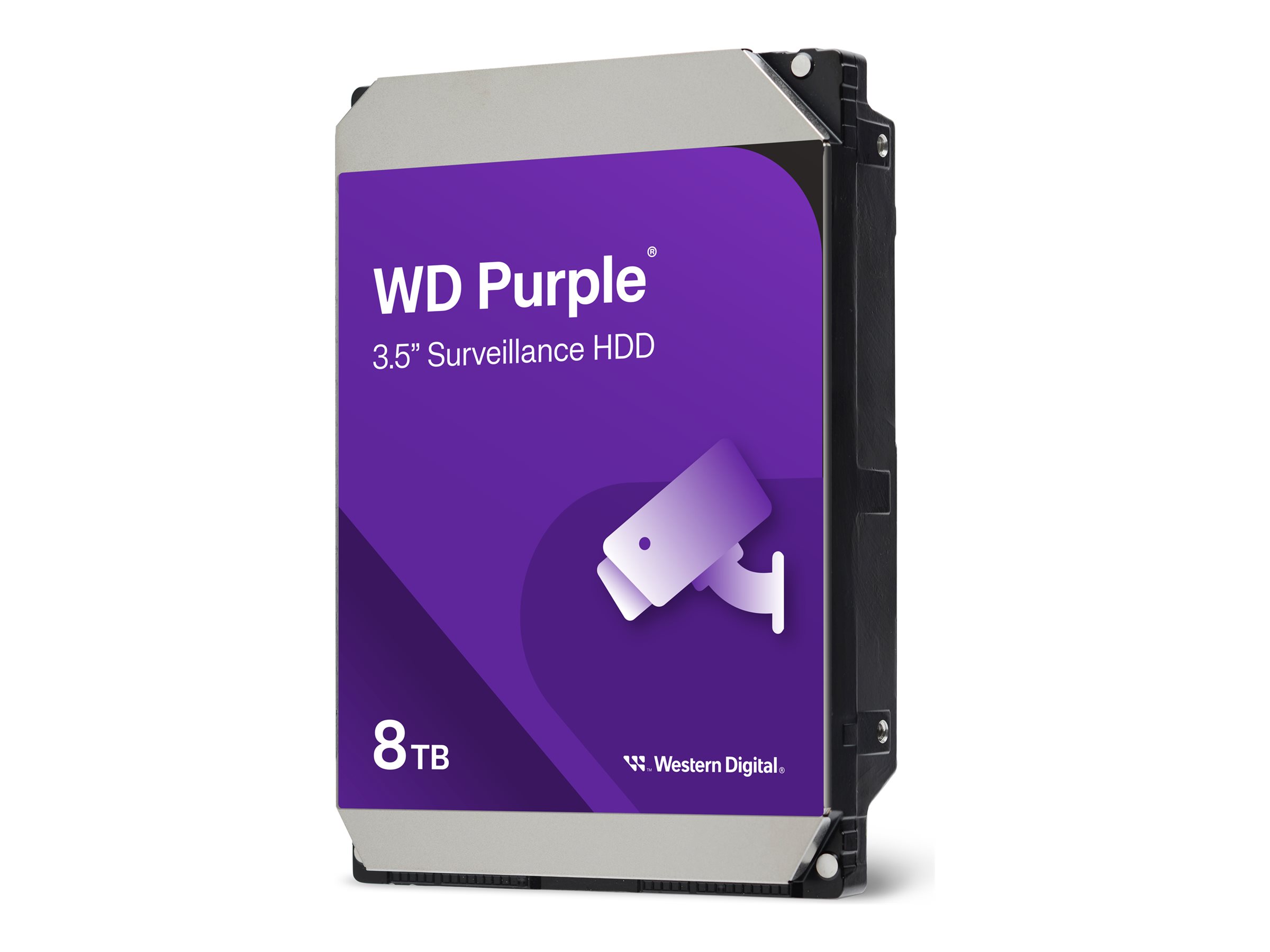 Western Digital Blue Purple Interne Festplatte 8 TB 5400 RPM 256 MB 3.5" Serial ATA III