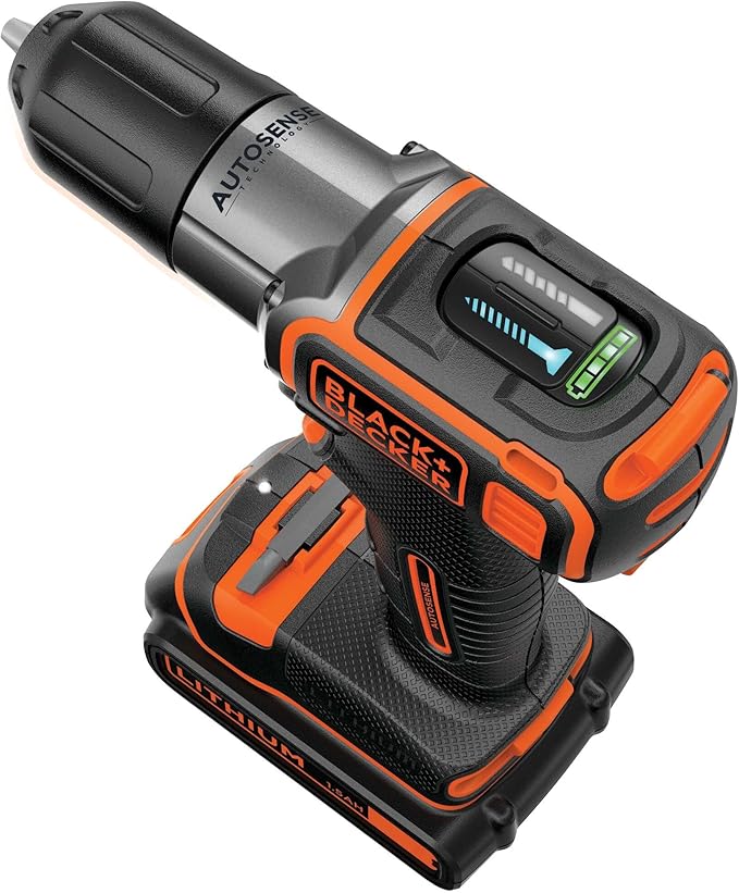 Black&Decker Akku-Bohrschr. 18V 2 x 1,5Ah Li Akku ASD18KB