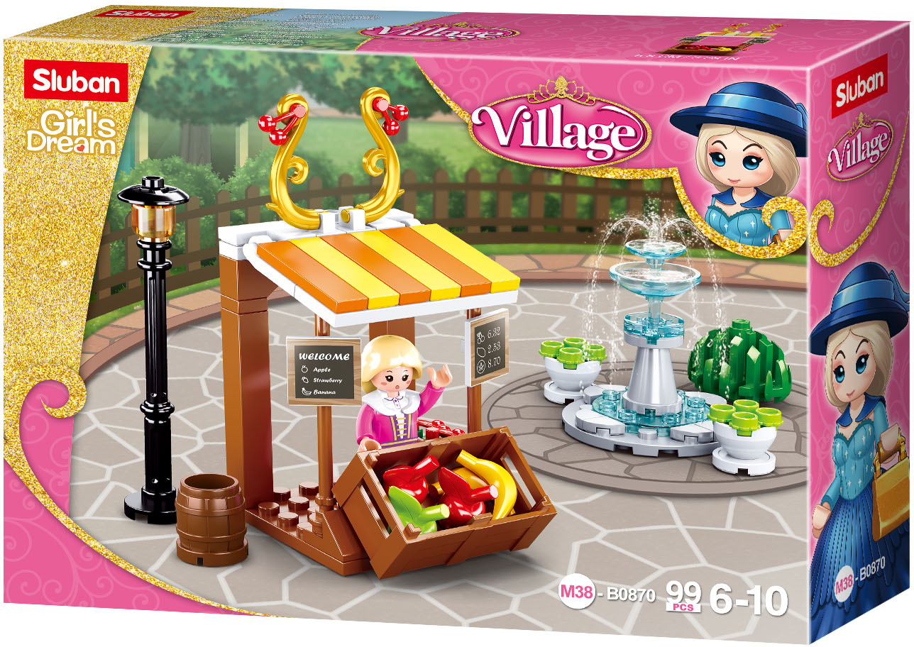 Sluban - Girl's Dream Village - Fruit stall