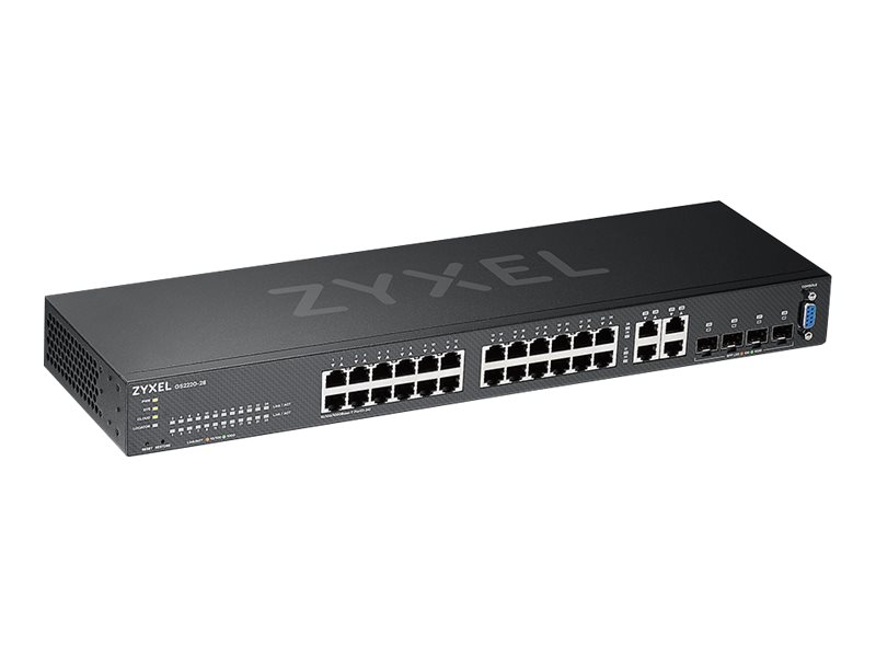 Zyxel GS2220-28-EU0101F Netzwerk-Switch Managed L2 Gigabit Ethernet (10/100/1000) Schwarz