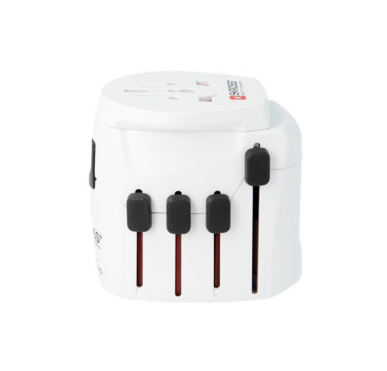 SKROSS PRO - World: 3-Pol-Reiseadapter mit patentiertem Länderschiebersystem für Reisen von und in über 220 Länder (USA, UK, Australien, China, Italien, Schweiz, Brasilien, …) SKROSS PRO - World: 3-Pol-Reiseadapter mit patentiertem Länderschiebersystem für Reisen von und in über 220 Länder (USA, UK, Australien, China, Italien, Schweiz, Brasilien, …)