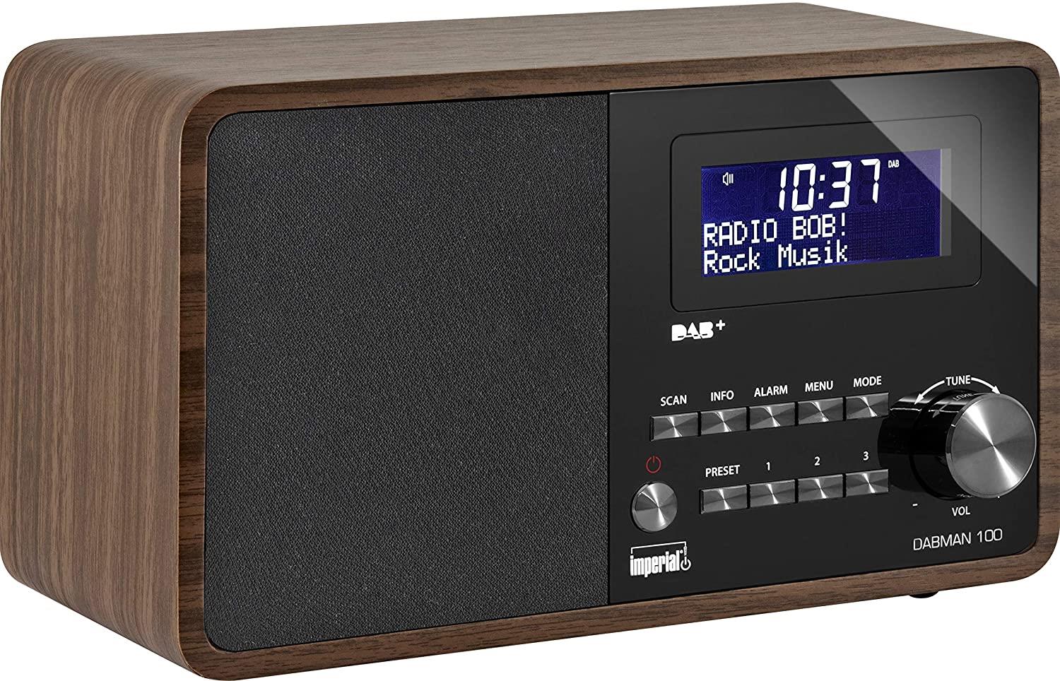 imperial Radio DABMAN 100 DAB/DAB+/UKW m. RDS Holzoptik imperial Radio DABMAN 100 DAB/DAB+/UKW m. RDS Holzoptik