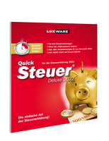Lexware QuickSteuer Deluxe 2022 - Box-Pack - 1 Benutzer, bis zu 5 Steuererklärungen (Frustration-Free Packaging)