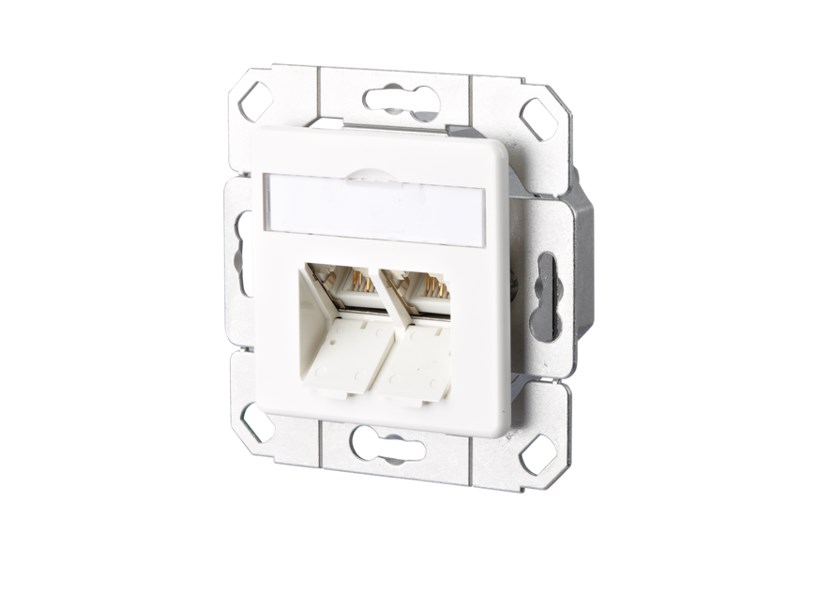 METZ CONNECT E-DAT C6 2 Port UPk reinweiß