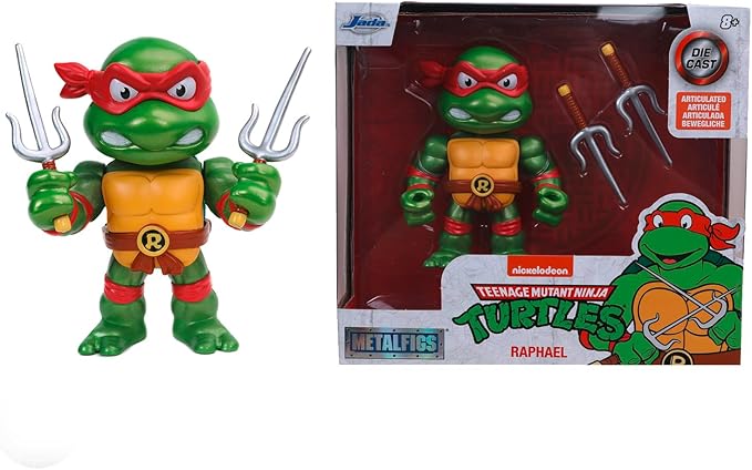 Jada Toys 253283001 - Ninja Turtles Raphael Spielfigur, 10cm