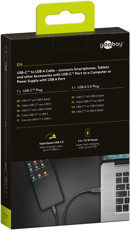 Sync & Charge Super Speed USB-C™ auf USB A 3.0 Ladekabel