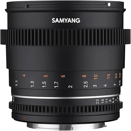 Samyang MF 85mm T1,5 VDSLR MK2 Canon EF