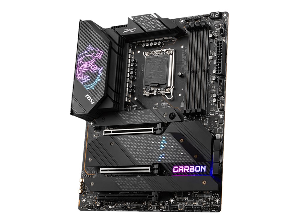 MSI MPG Z690 CARBON WIFI - Motherboard - ATX - LGA1700-Sockel - Z690 Chipsatz - USB-C Gen2, USB 3.2 Gen 1, USB 3.2 Gen 2, USB-C Gen 2x2 - 2.5 Gigabit LAN, Wi-Fi, Bluetooth - Onboard-Grafik (CPU erforderlich)