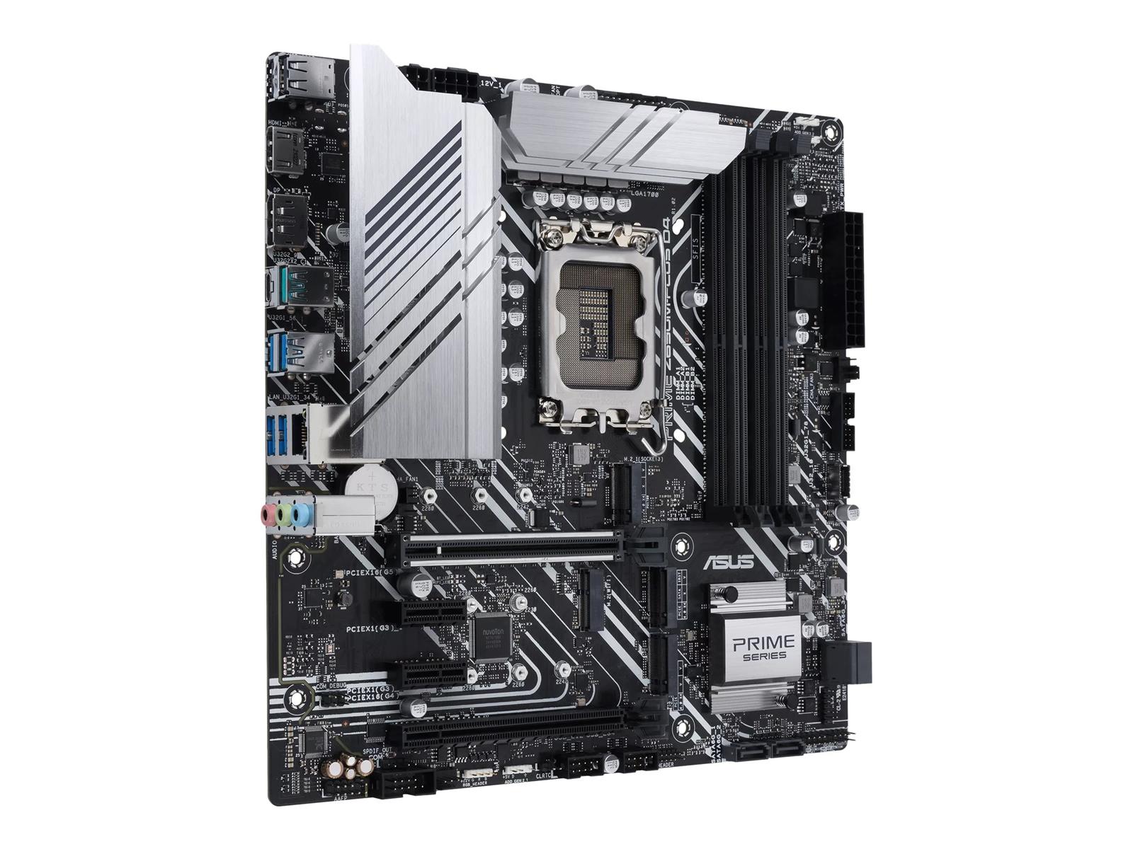 ASUS PRIME Z690M-PLUS D4 Intel Z690 LGA 1700 micro ATX ASUS PRIME Z690M-PLUS D4 Intel Z690 LGA 1700 micro ATX