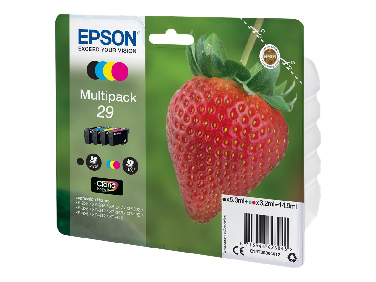 Epson Strawberry Multipack 4-colours 29 Claria Home Ink