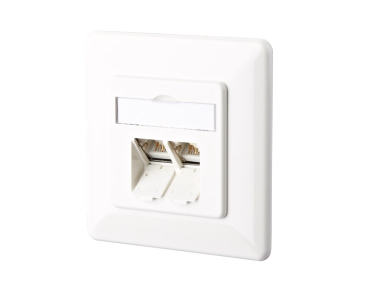 METZ CONNECT E-DAT C6 2 Port UP reinweiß