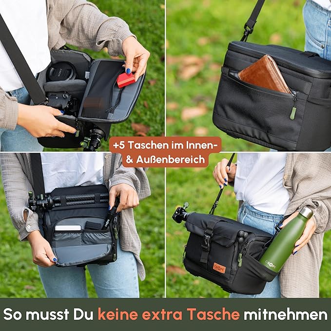 C-ROPE Kameratasche zum Umhängen V3 in Schwarz retail C-ROPE Kameratasche zum Umhängen V3 in Schwarz retail