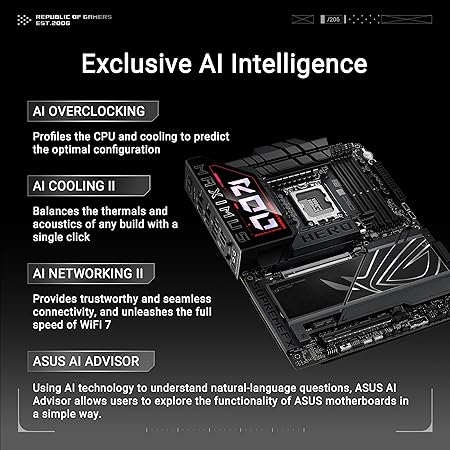 ASUS ROG MAXIMUS Z890 HERO Intel Z890 LGA 1851 (Socket V1) ATX