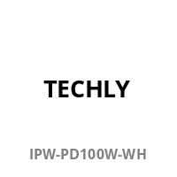 Techly IPW-PD100W-WH Ladegerät für Mobilgeräte Powerbank, Smartphone, Tablets, Universal Weiß AC Schnellladung Drinnen