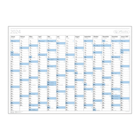 Herlitz Wandplaner 86x61cm 2024