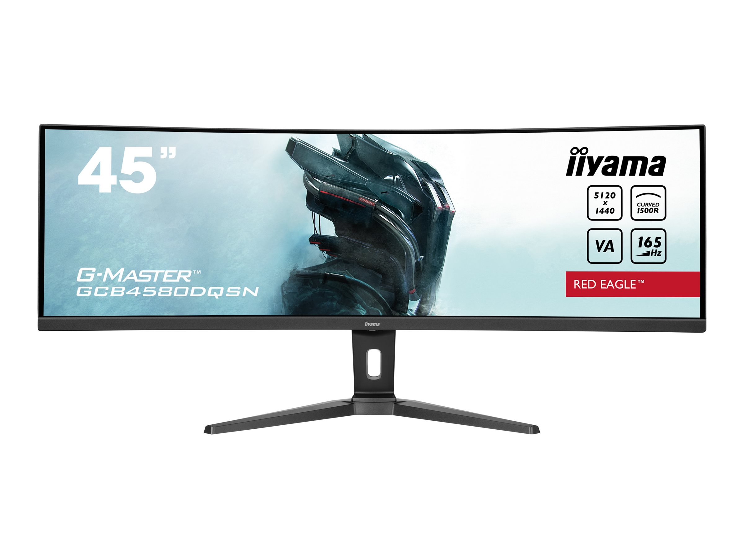 iiyama G-MASTER RED EAGLE CURVED Computerbildschirm 114,3 cm (45") 5120 x 1440 Pixel Dual QHD LED Schwarz