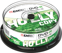 EMTEC 25 x DVD-R - 4.7 GB (120 Min.) 16x - Silber