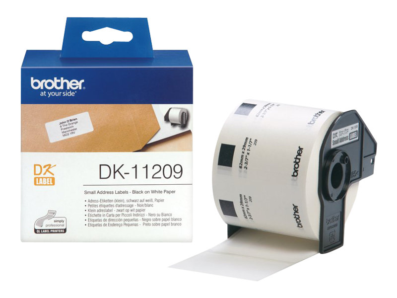 Brother Etiketten DK11209 P-Touch, Adressetiketten 62x29mm