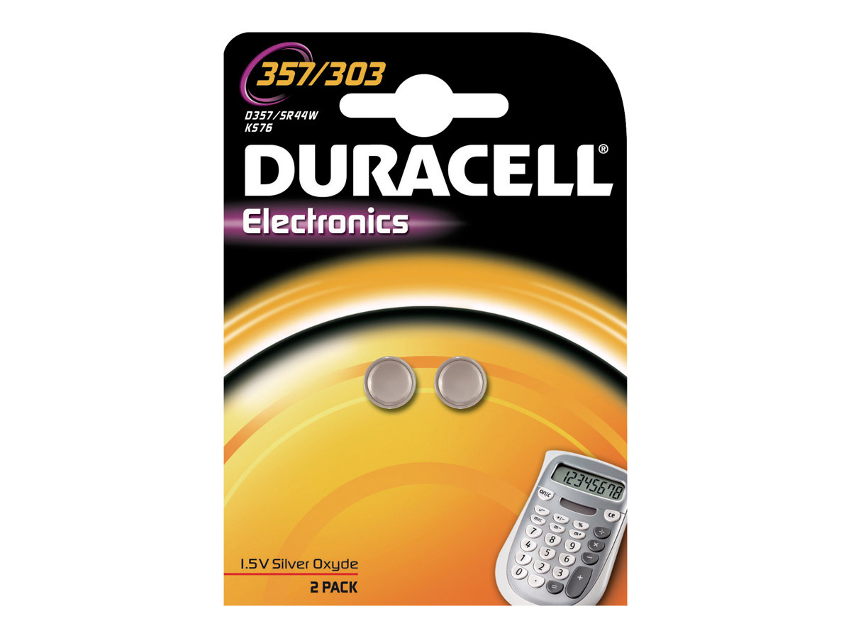 Duracell 303/357 Einwegbatterie SR44 Siler-Oxid (S)