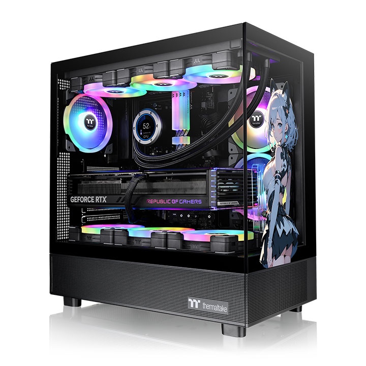 Thermaltake View 270 - SP Edition - mid tower - E-ATX - Seitenteil mit Fenster (gehärtetes Glas)