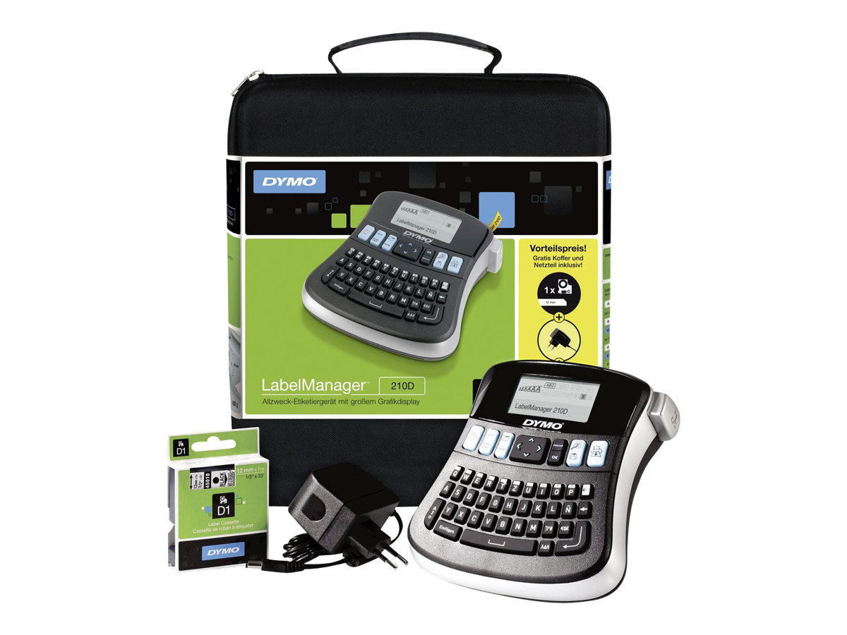 DYMO LabelManager ™ 210D QWERTZ Kitcase DYMO LabelManager ™ 210D QWERTZ Kitcase