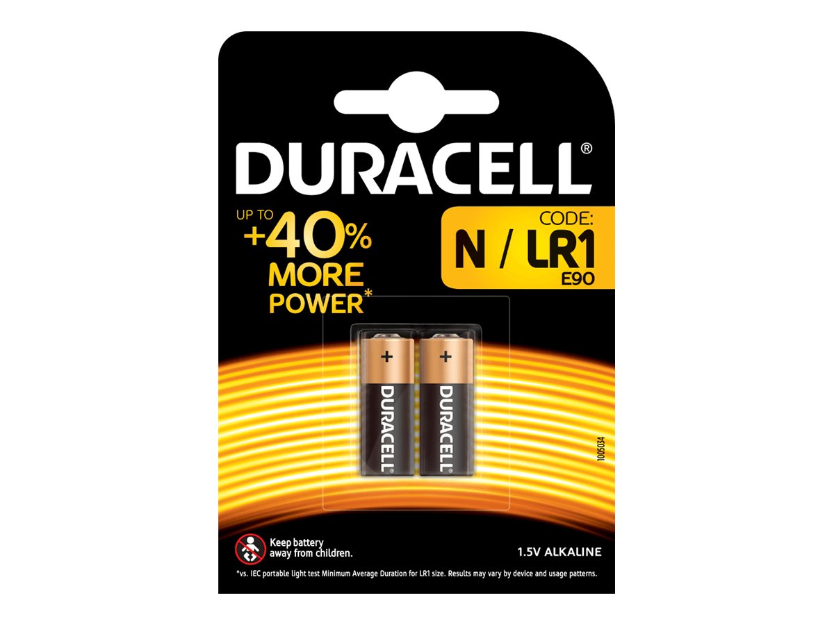 Duracell Batterie Plus N LR01 BG2 Blister
