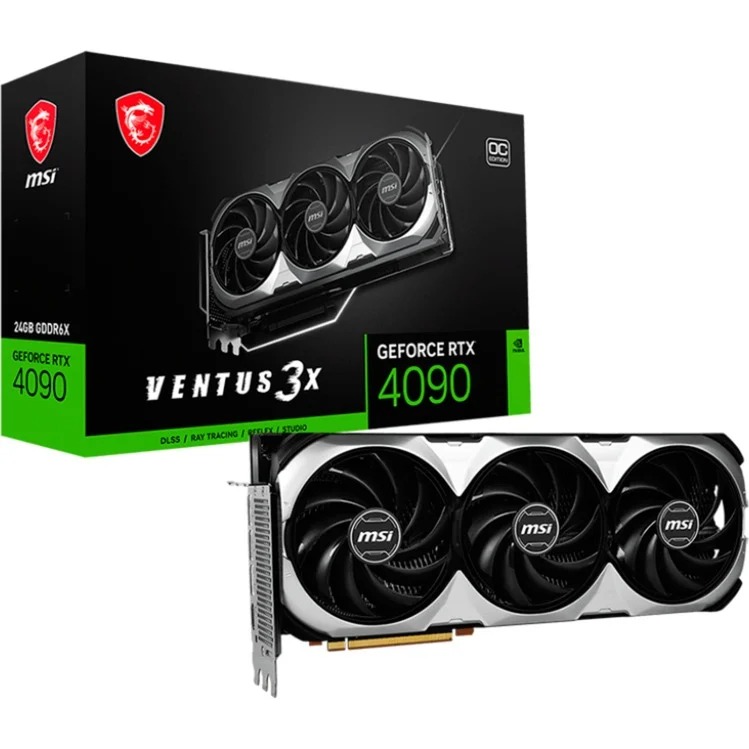 MSI VGA RTX4090 24GB Ventus 3X 24G OC - Grafikkarte - 24.576 MB
