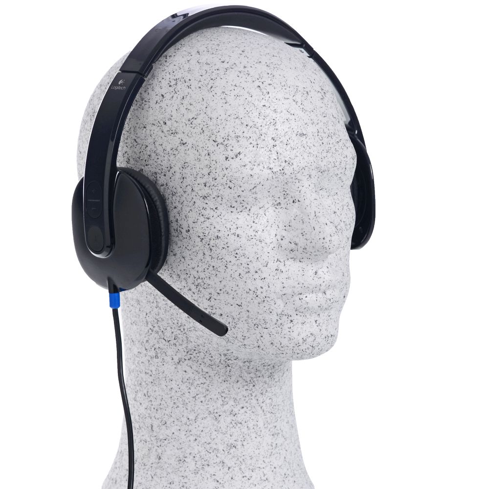 Logitech 981-000480 Kopfhörer & Headset Kabelgebunden Kopfband Büro/Callcenter USB Typ-A Schwarz